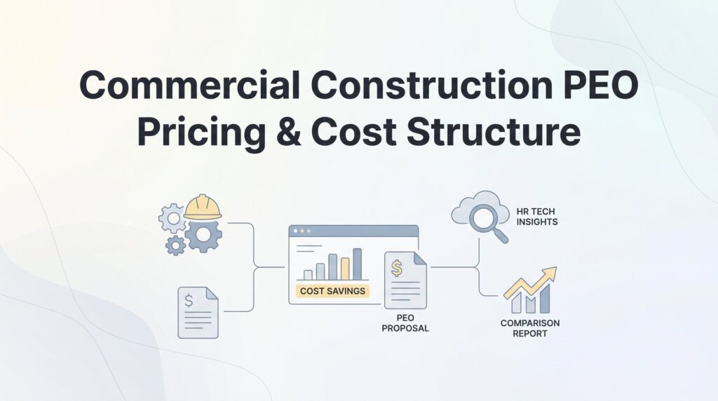 Commercial Construction PEO Pricing & Cost Structure: What You’ll Actually Pay