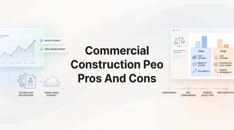 Commercial Construction PEO Pros and Cons: A Practical Guide for Contractors