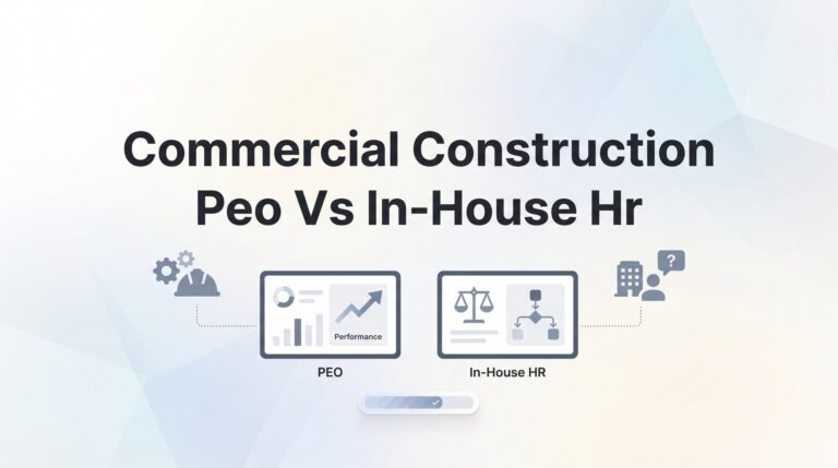 Commercial Construction PEO vs In-House HR: 7 Decision Factors That Actually Matter