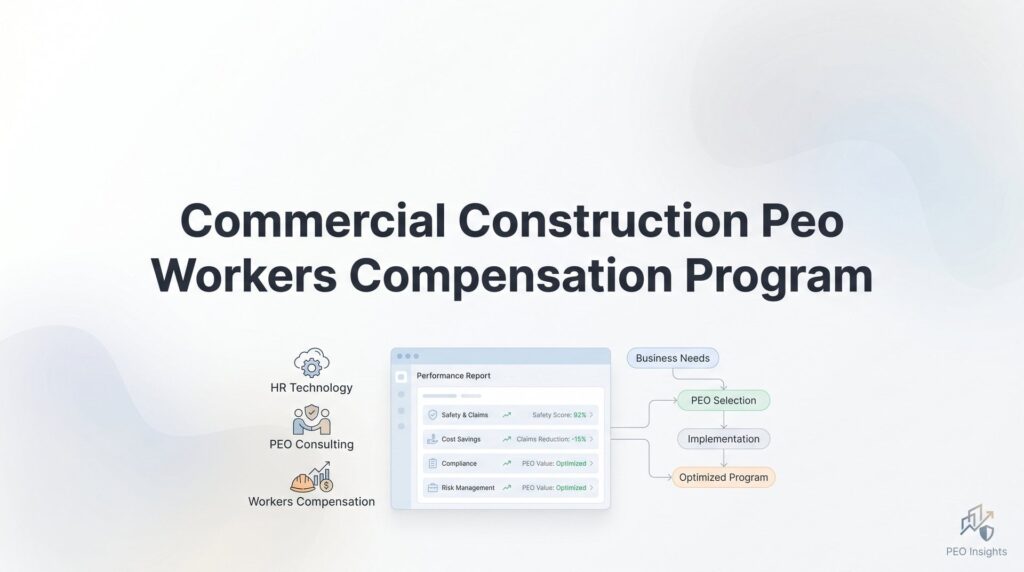 Commercial Construction PEO Workers Compensation Programs: What Contractors Actually Need to Know