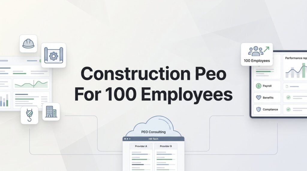 7 Strategies for Choosing a Construction PEO at 100 Employees