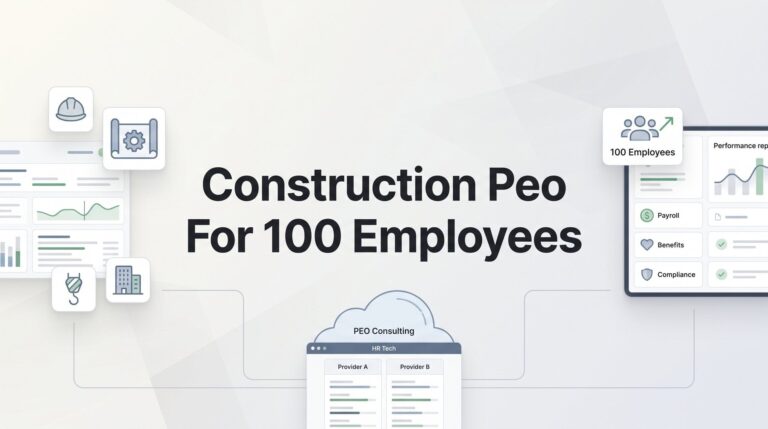 7 Strategies for Choosing a Construction PEO at 100 Employees