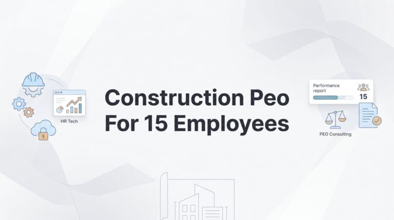 7 Smart Strategies for Choosing a Construction PEO at 15 Employees