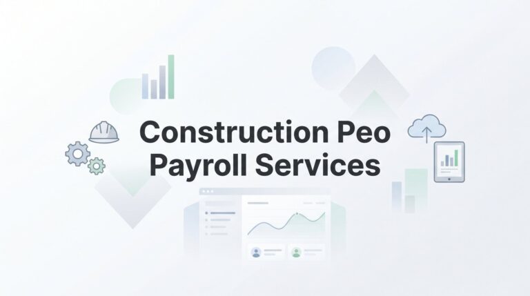 Construction PEO Payroll Services: What They Handle and When They Make Sense