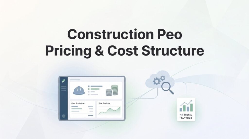 Construction PEO Pricing & Cost Structure: What You’ll Actually Pay