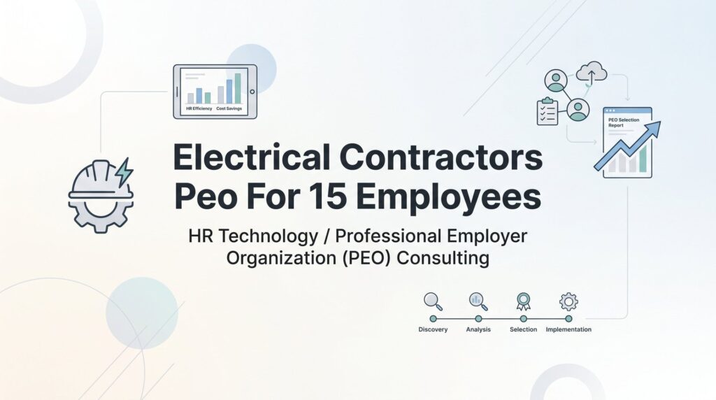 7 PEO Strategies for Electrical Contractors with 15 Employees