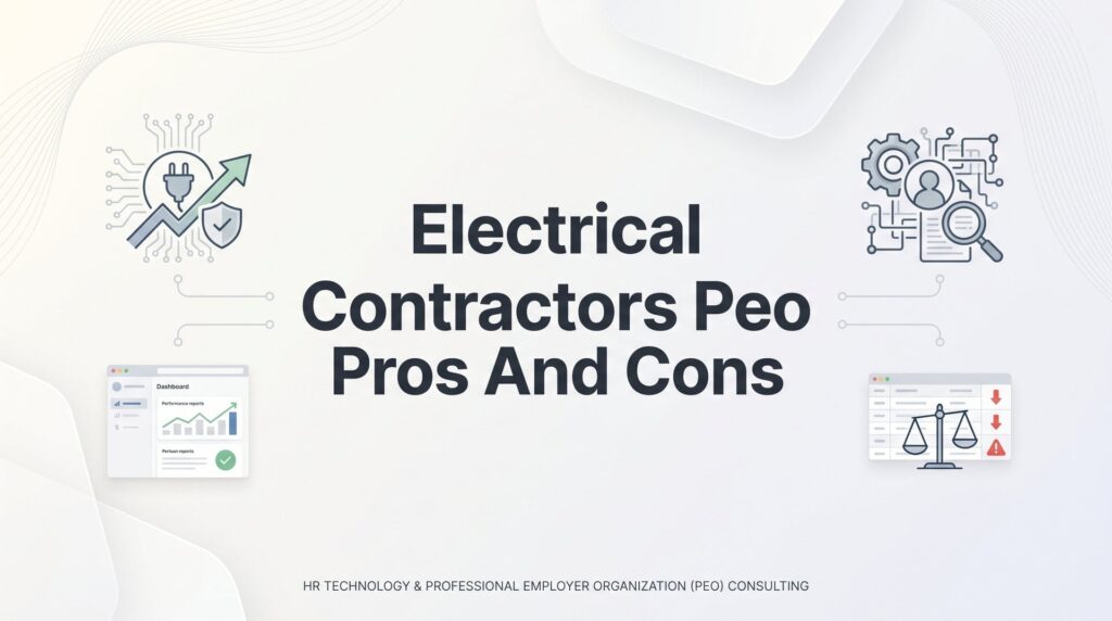 Electrical Contractors PEO Pros and Cons: What Actually Matters for Your Business