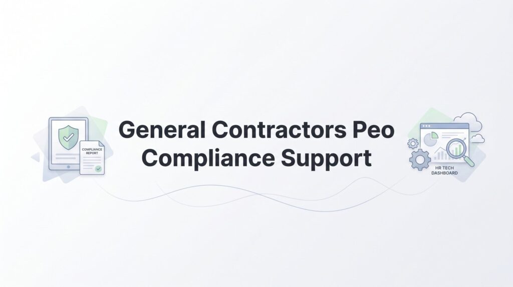 General Contractors PEO Compliance Support: What It Actually Covers and When It Falls Short