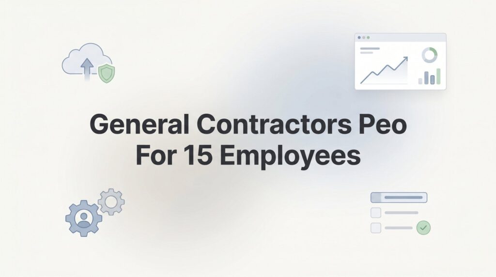 7 Smart Strategies for General Contractors with 15 Employees Evaluating a PEO