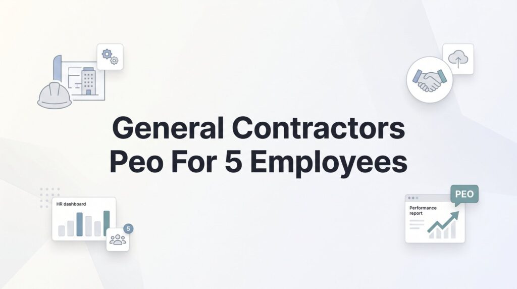 7 Smart Strategies for General Contractors with 5 Employees Evaluating PEO Solutions