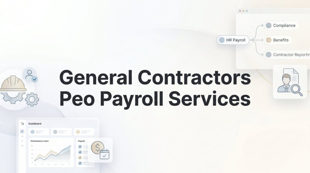 General Contractors PEO Payroll Services: What Actually Changes for Your Business