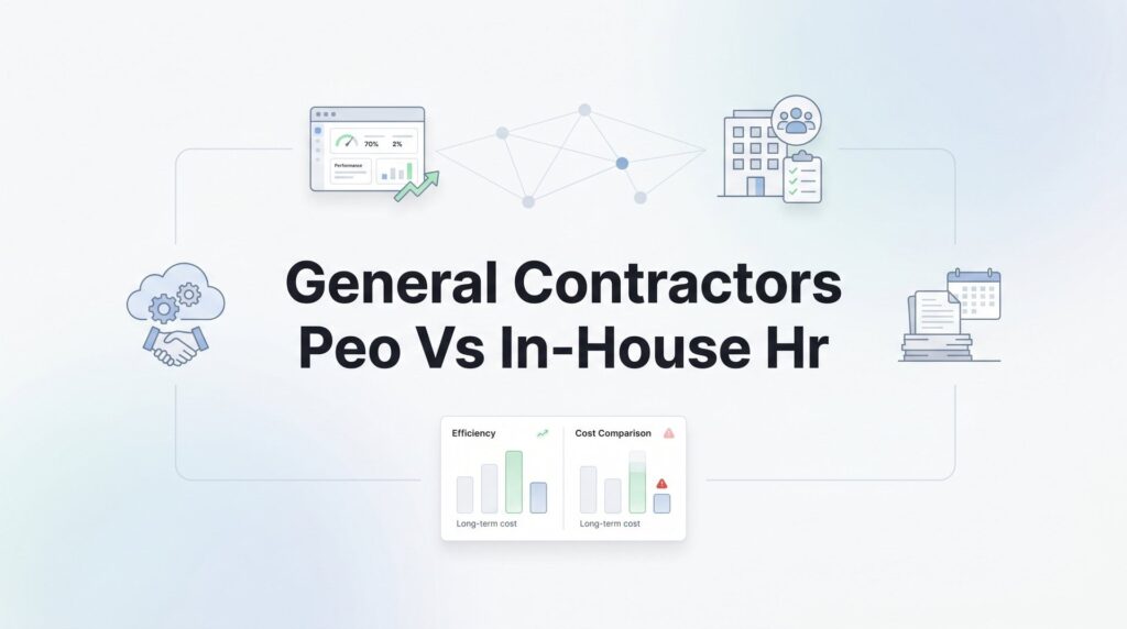 General Contractors PEO vs In-House HR: 7 Decision Factors That Actually Matter