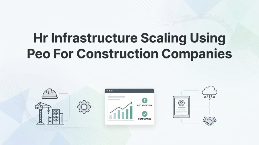 How to Scale HR Infrastructure Using a PEO for Your Construction Company