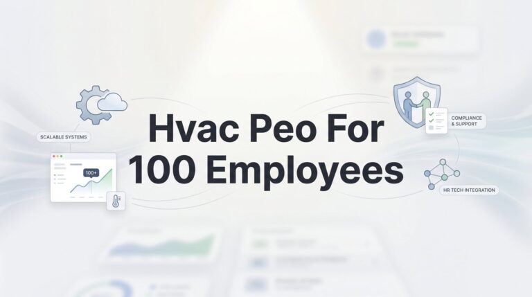 7 Strategies for Selecting an HVAC PEO When You Have 100 Employees