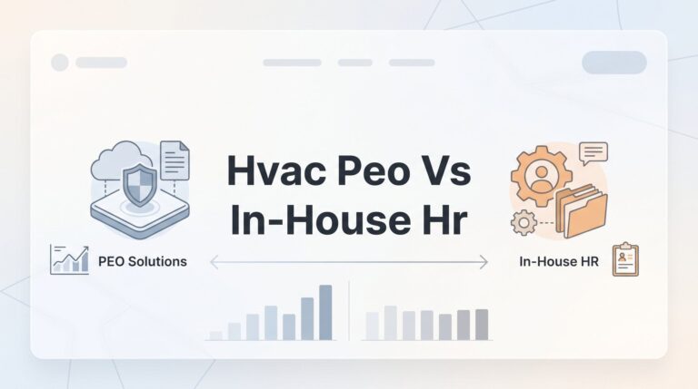 HVAC PEO vs In-House HR: 7 Decision Factors That Actually Matter