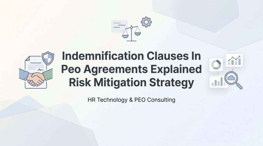 Indemnification Clauses in PEO Agreements Explained: A Practical Risk Mitigation Strategy