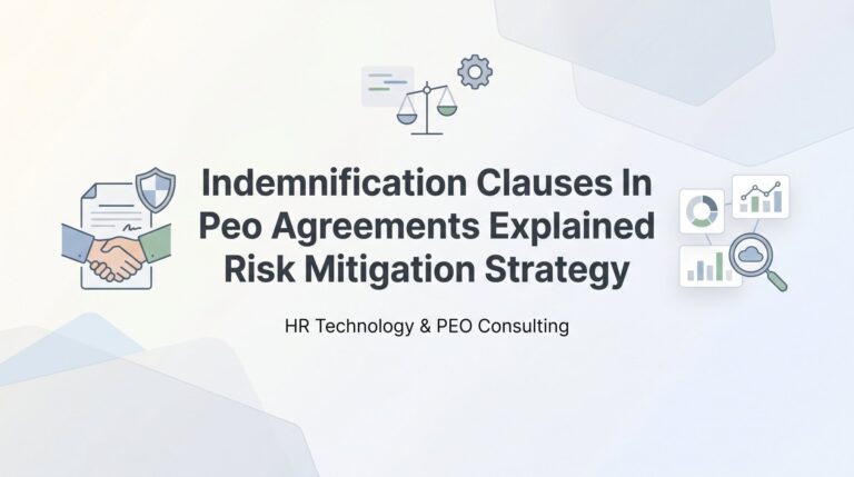 Indemnification Clauses in PEO Agreements Explained: A Practical Risk Mitigation Strategy