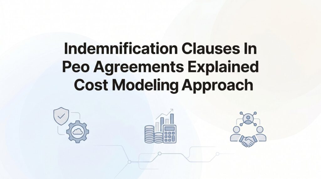Indemnification Clauses in PEO Agreements Explained: A Cost Modeling Approach