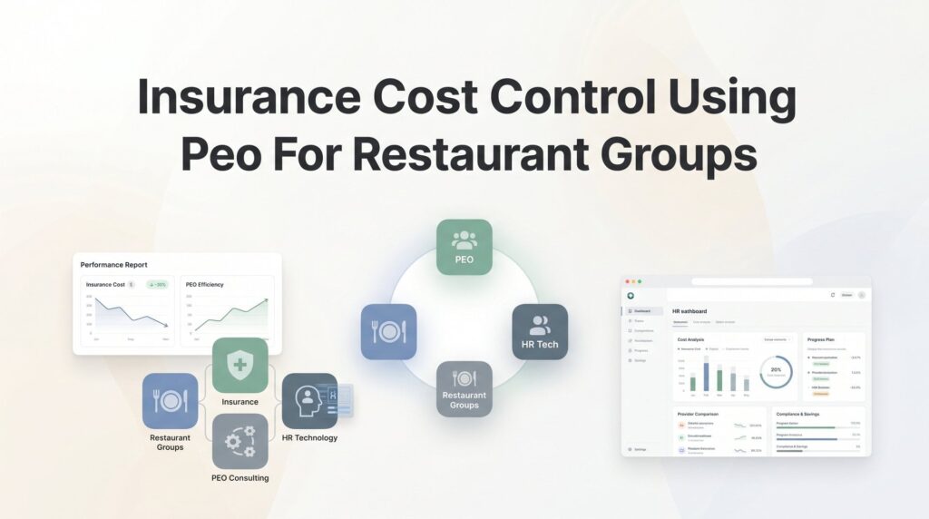 How to Control Insurance Costs Using a PEO for Your Restaurant Group