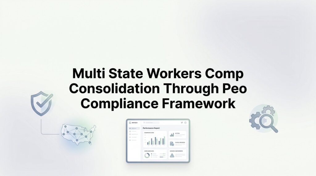 How to Consolidate Multi-State Workers’ Comp Through a PEO: A Compliance-First Framework