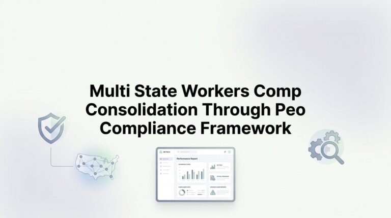 How to Consolidate Multi-State Workers’ Comp Through a PEO: A Compliance-First Framework
