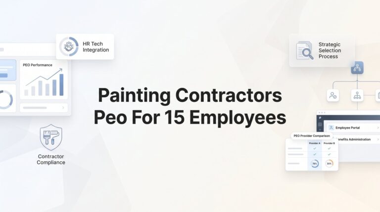 7 Smart PEO Strategies for Painting Contractors With 15 Employees