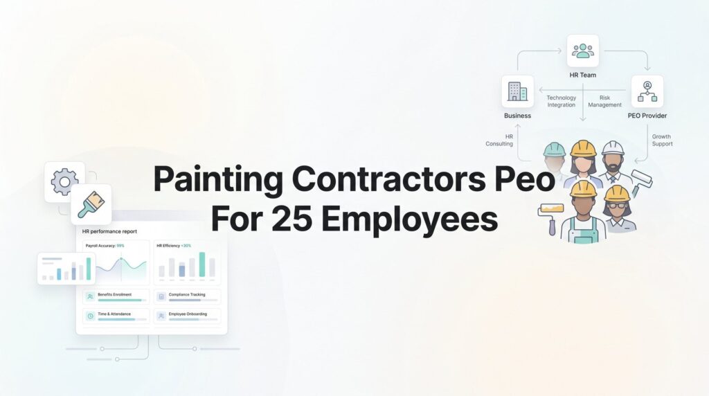 7 PEO Selection Strategies for Painting Contractors With 25 Employees