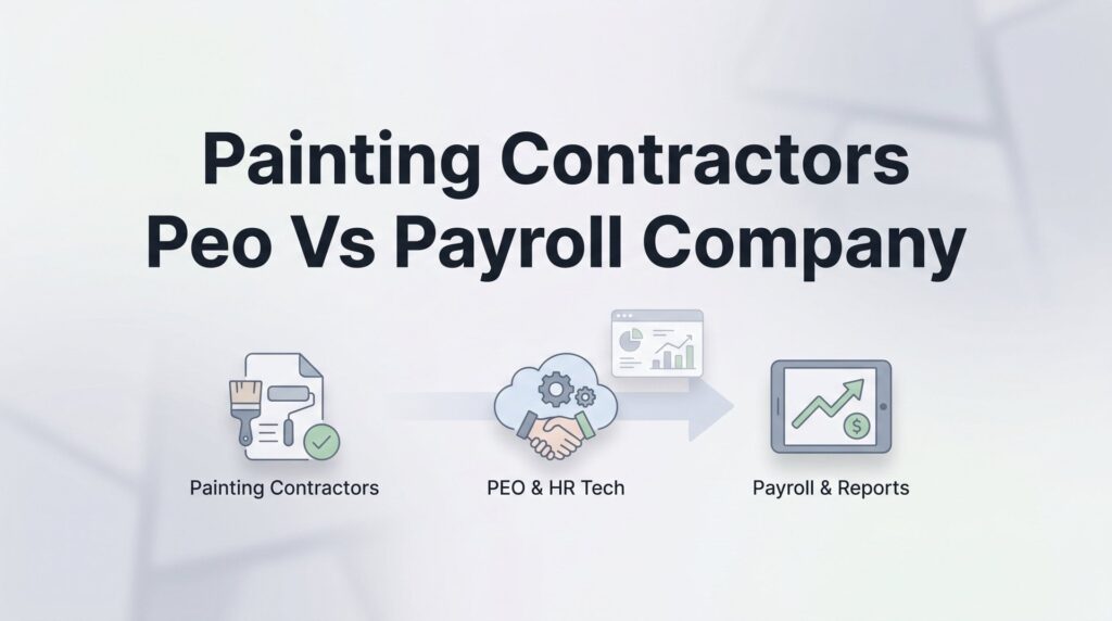 PEO vs Payroll Company for Painting Contractors: 8 Top Providers Compared in 2026