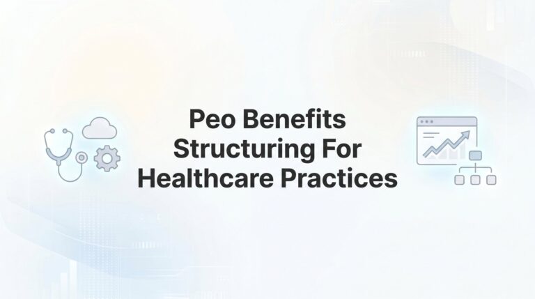 How to Structure PEO Benefits for Healthcare Practices: A Step-by-Step Guide