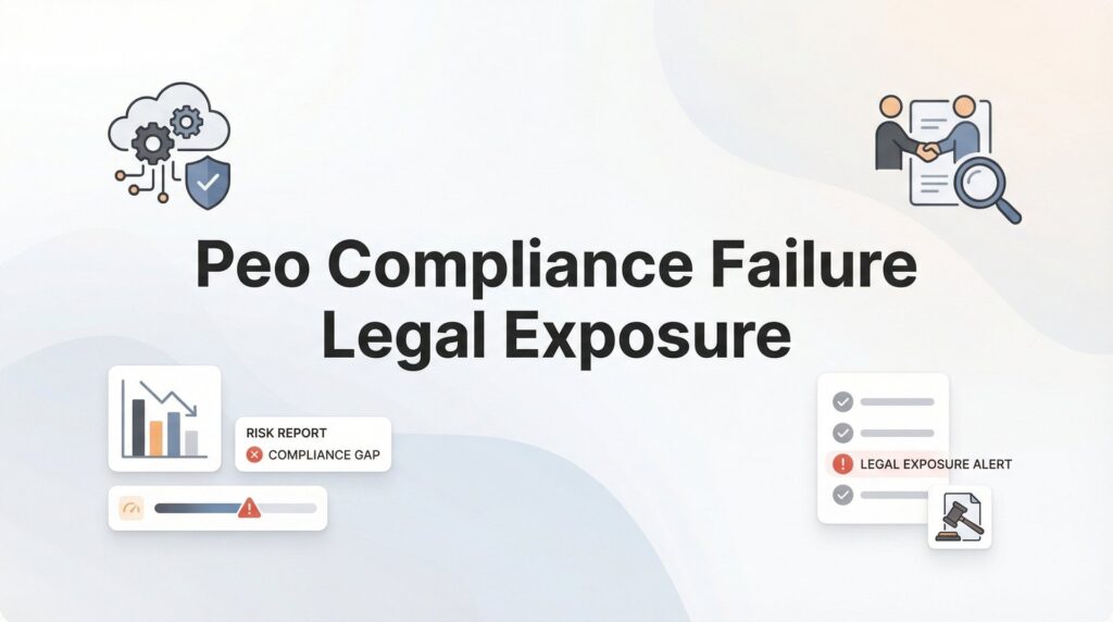 PEO Compliance Failure Legal Exposure: What Business Owners Actually Risk