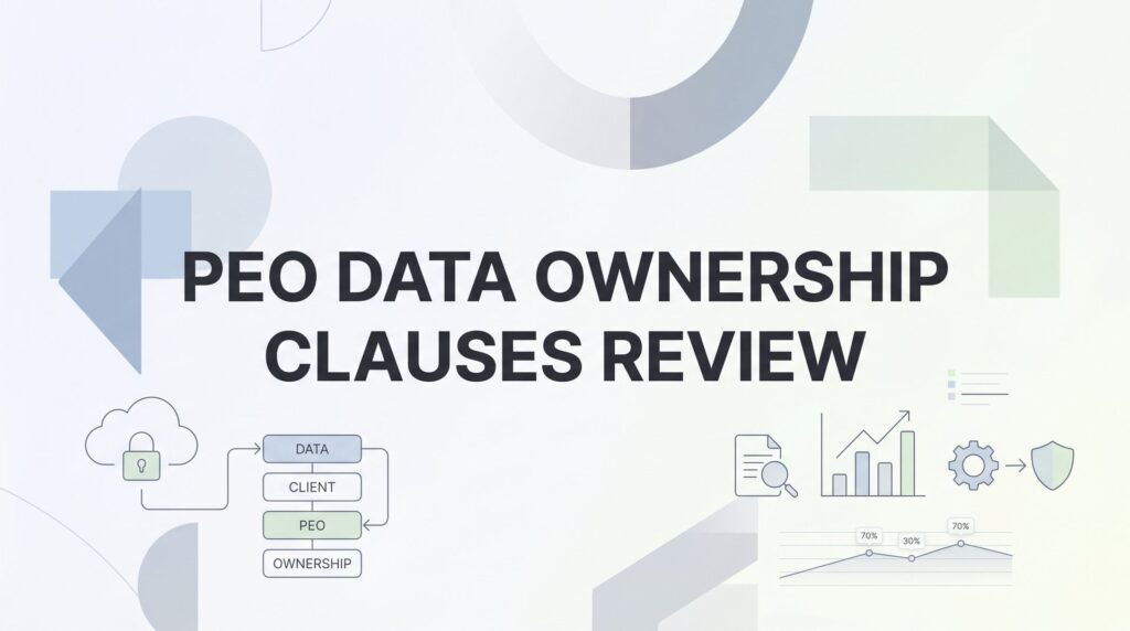 PEO Data Ownership Clauses: What to Review Before You Sign