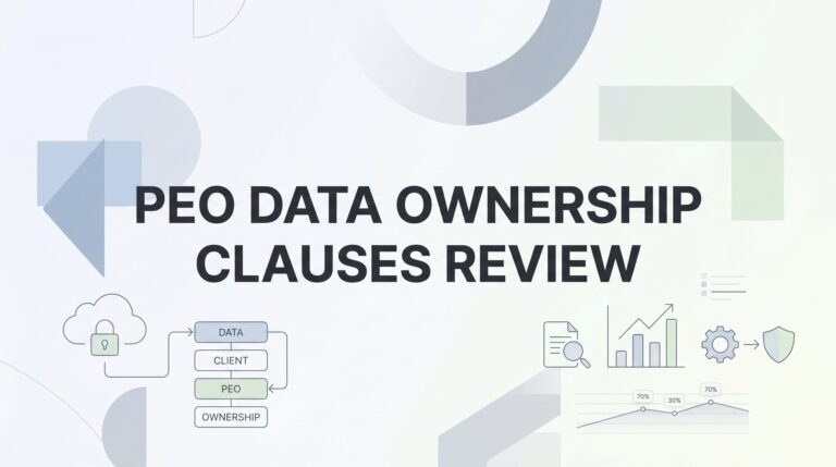 PEO Data Ownership Clauses: What to Review Before You Sign