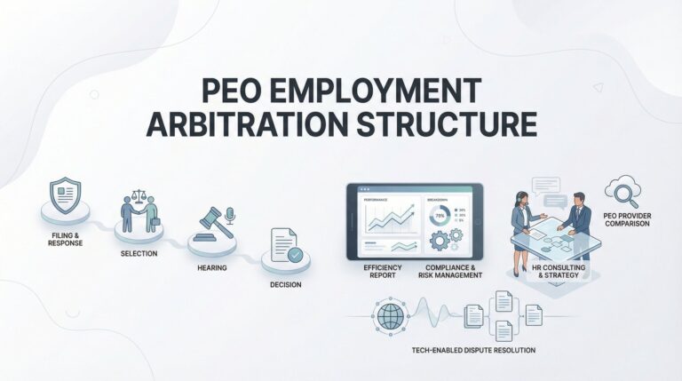 PEO Employment Arbitration Structure: What Business Owners Need to Know Before Signing
