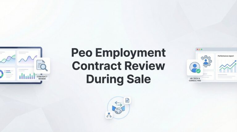 How to Review Your PEO Employment Contract During a Business Sale