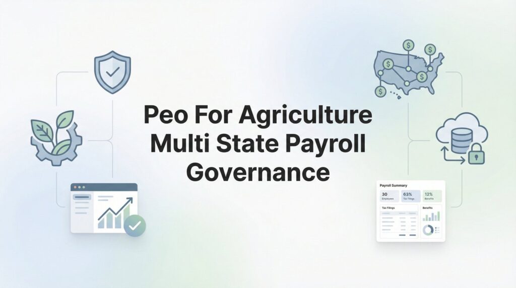 PEO for Agriculture Multi-State Payroll Governance: Managing Seasonal Workers Across State Lines