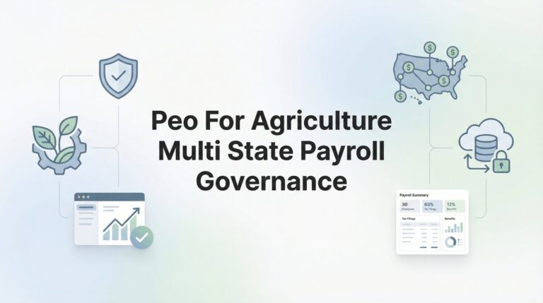 PEO for Agriculture Multi-State Payroll Governance: Managing Seasonal Workers Across State Lines