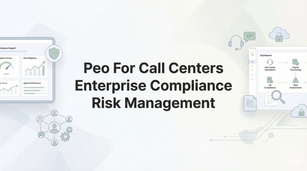 How to Build an Enterprise Compliance Risk Management Framework for Call Centers Using a PEO