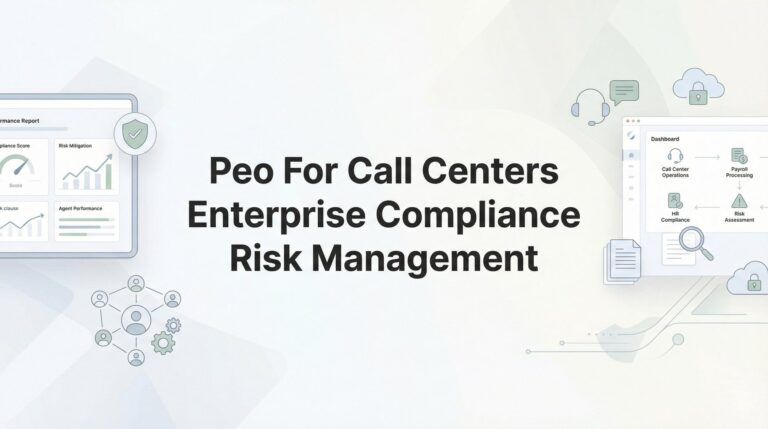 How to Build an Enterprise Compliance Risk Management Framework for Call Centers Using a PEO