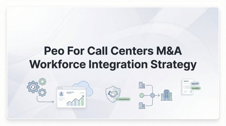 PEO for Call Centers: M&A Workforce Integration Strategy That Actually Works