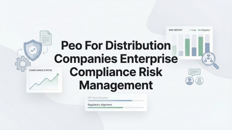 PEO for Distribution Companies: Managing Enterprise Compliance and Risk at Scale