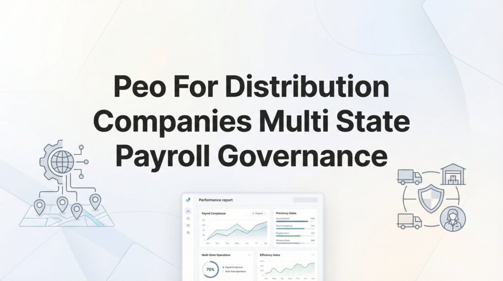 PEO for Distribution Companies: Managing Multi-State Payroll Governance Without Losing Your Mind
