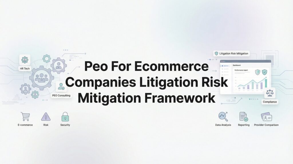How to Build a Litigation Risk Mitigation Framework for Your Ecommerce Business Using a PEO