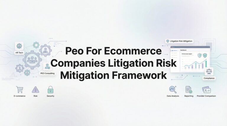How to Build a Litigation Risk Mitigation Framework for Your Ecommerce Business Using a PEO