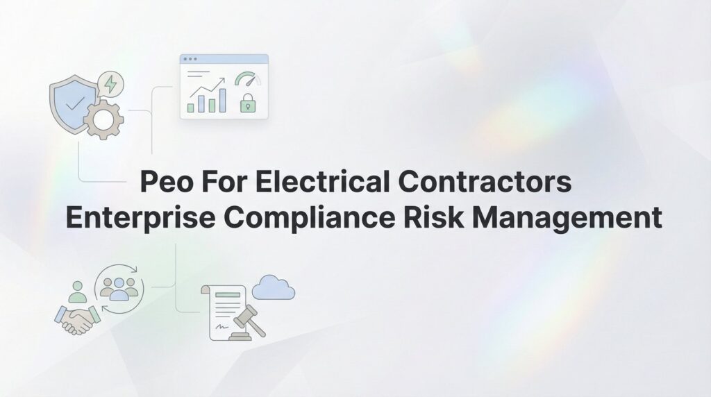 PEO for Electrical Contractors: Enterprise Compliance Risk Management Explained