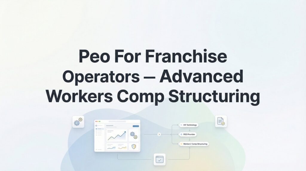 How to Structure Workers’ Comp Through a PEO When You Run Multiple Franchise Locations