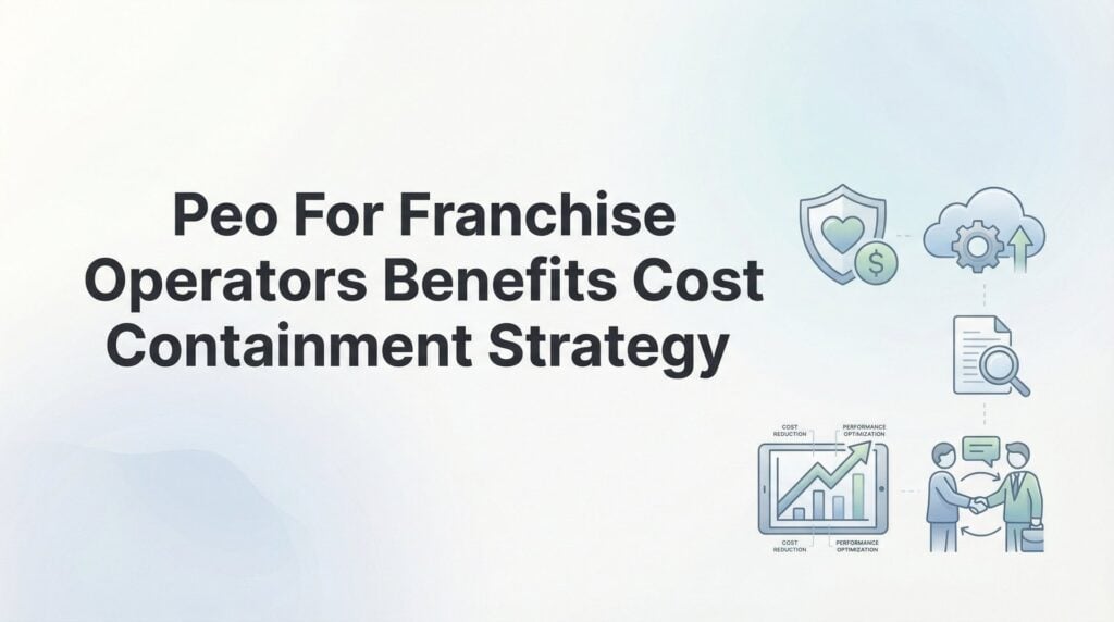 PEO for Franchise Operators: Benefits and Cost Containment Strategy That Actually Works