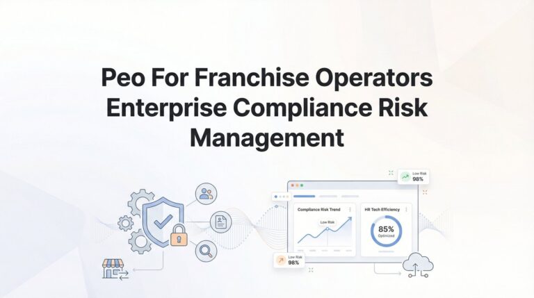 PEO for Franchise Operators: Managing Enterprise Compliance Risk Across Multiple Locations