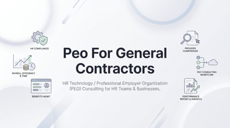 7 PEO Strategies That Actually Work for General Contractors