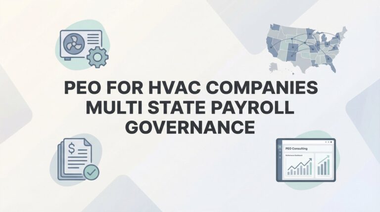 PEO for HVAC Companies: Managing Multi-State Payroll Governance Without the Headaches