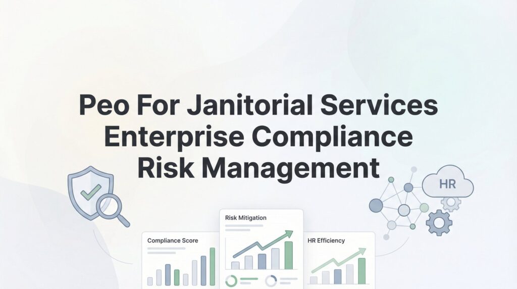 PEO for Janitorial Services: Managing Enterprise Compliance Risk Across Distributed Crews